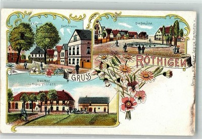 13638285 - 7203 Roethigen Dorfstrasse Gasthaus Vollrath Leipziger Land LKR 1905