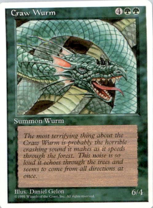 Craw Wurm Fourth Edition NM