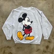 90s Artex Vintage Disney Mickey Mouse Sweatshirt 3XL Gray Raglan Pullover