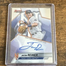 2025 Bowman's Best Jacob Reimer New York Mets Best of 2025 Auto Refractor B25-JR