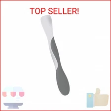 Tovolo Elements Regular Size Scoop and Spread - Jar Scraper & Spatula, White