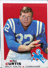 1969 Topps - Mike Curtis #229 (RC) - Set Break!! VG Combined Shipping!!