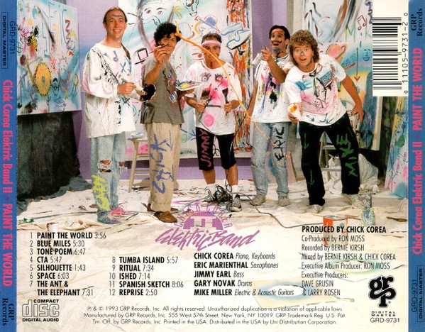 Chick Corea Elektric Band II - Paint The World (CD, Album) (Mint 