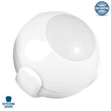 Compact White Wi-Fi Motion Sensor - Battery Operated, Home Monitoring Made Easy