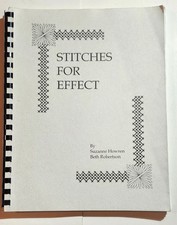 STITCHES FOR EFFECT Needlepoint Stitch Book - S. Howren  B. Robertson
