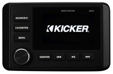 Kicker 51KMC4 Weather-Resistant Gauge-Style Media Center with Bluetooth