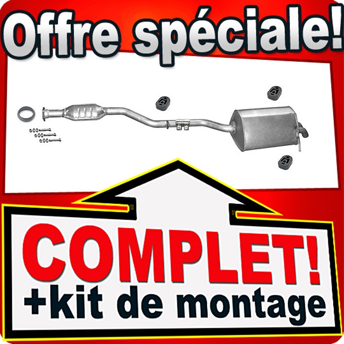 Silencieux échappement Mercedes W203 C200 pour le confort acoustique des longs voyages