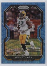 2020 Panini Prizm Blue Wave Prizm 102/199 Kenny Clark #213 07d9