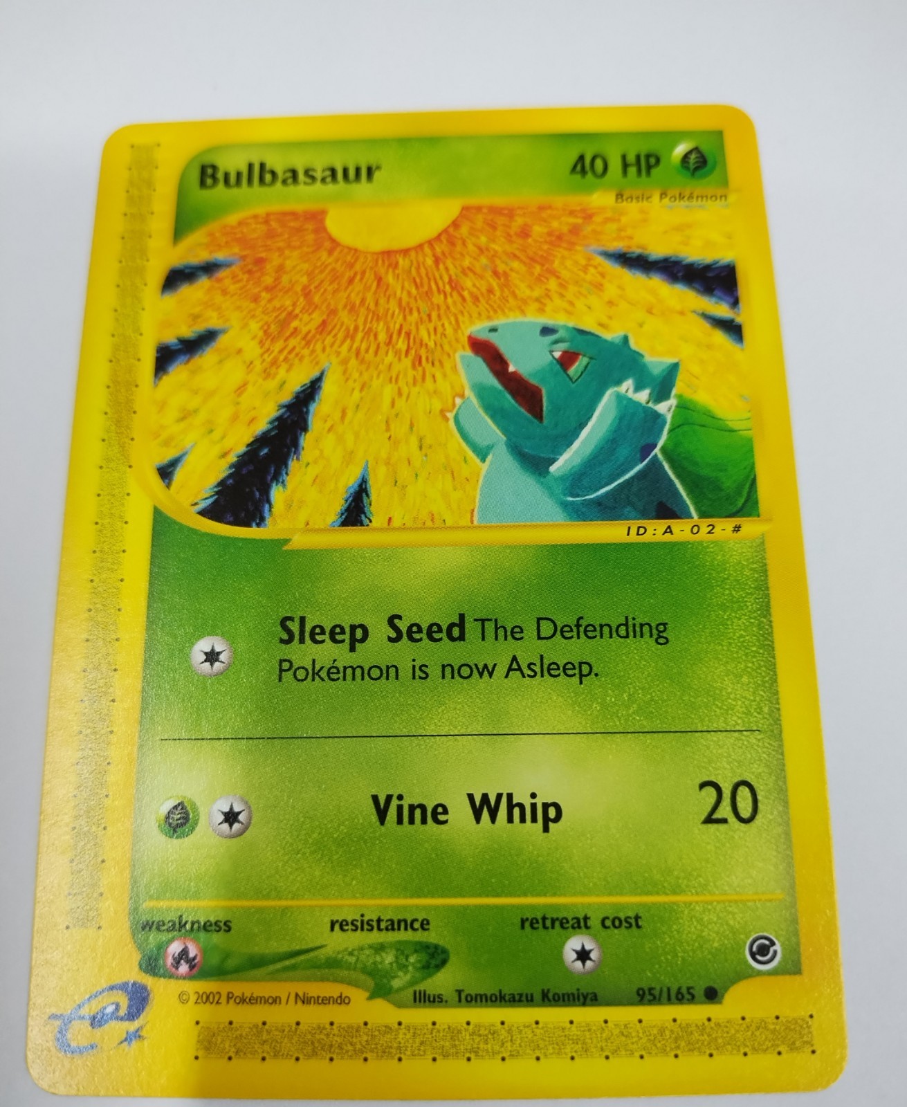 MINT Pokémon TCG Bulbasaur Expedition Base Set Card 95/165 Grass Starter Invest 