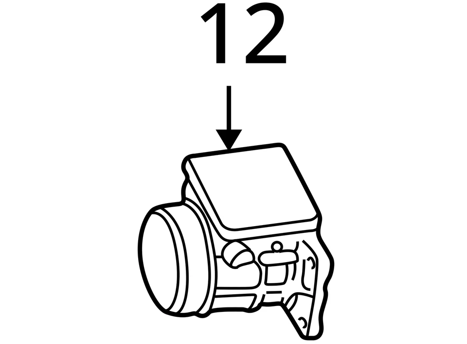Medidor de fluxo de ar 3,8L 6 cilindros compatível com 01-06 MONTERO 29140920 - Imagem 4 de 4