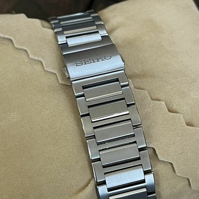 SEIKO Astron Origin Solar Radio Titanium Watch SBXY033 Black Dial