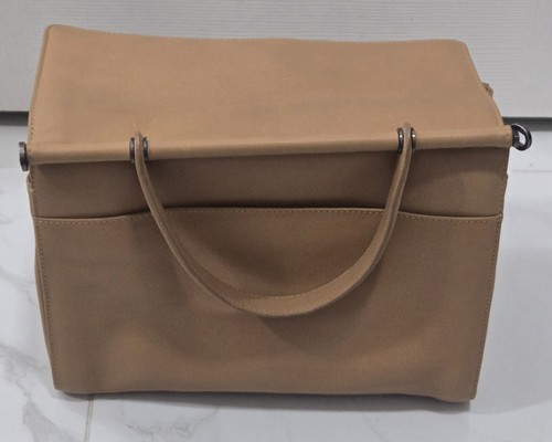 Vintage Coach Tan Leather Whitney Satchel Shoulder Crossbody Bag 9185 11”x 9” - Picture 7 of 16