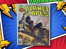 1976 Marvel Comics Curtis Planet of the Apes Magazine #27 Film Adaptation!