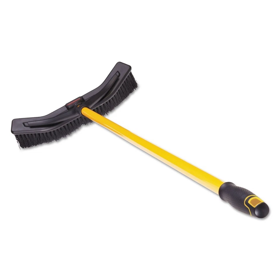 RCP 2018727 Maximizer 18" x 58.13" Push to Center Broom - Yellow/Black New - Image 3 of 4