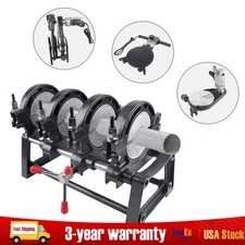 Manual Piping Pipe Fusion Welder 4 Clamps HDPE PP PE Butt Fusion Welding Machine
