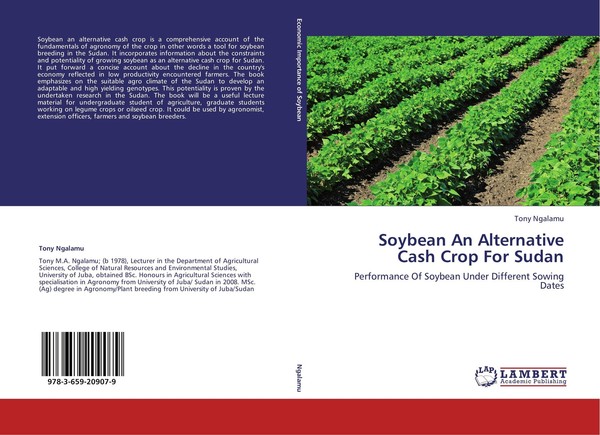 Soybean An Alternative Cash Crop For Sudan Tony Ngalamu-image