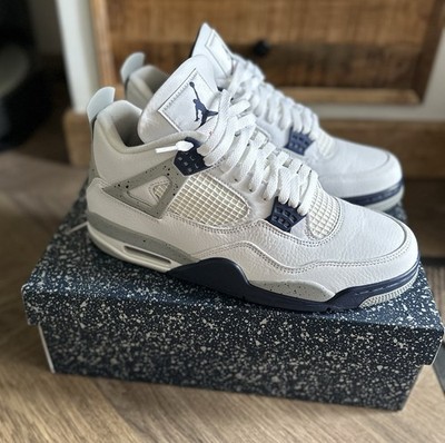 Nike Air Jordan 4 Retro Midnight Navy Gr 45 Original Mit Rechnung