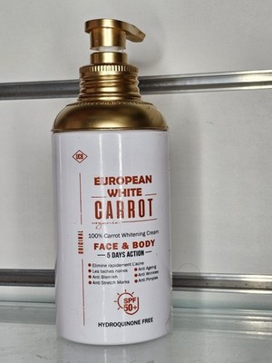 Europäische weiße Karotte Körperlotion 