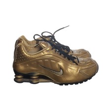 NIKE SHOX, Trainingsschuhe, Größe: 38 1/2, NIKE SHOX, Gold/Schwarz, Damen #Vux