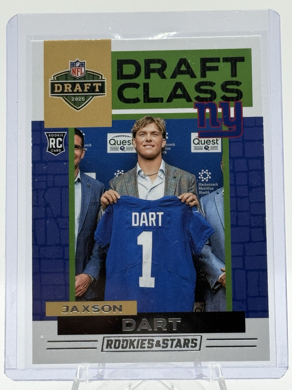 Jaxson Dart 2025 Panini Rookies & Stars Rookie Draft Class #16 Giants B