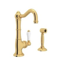 Rohl A3650LPWSIB-2 Acqui 1.5 GPM Single Hole Kitchen