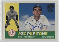 2019 Topps Archives Fan Favorite 1960 Design Joe Pepitone #FFA-JP Auto 7xr