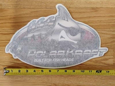 POLAR KRAFT FISHING BOATS MAD FISH DECAL BUILT FOR FISH HEADS