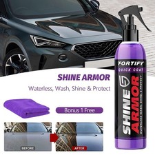 1Pack SHINE ARMOR Ceramic Coating Fortify Quick Coat Car Wax Spray - 8oz
