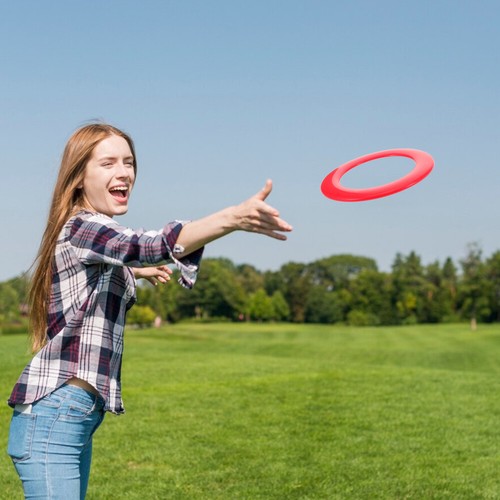 4 Pcs Toy Plastic Flying Disc Bulk Juggling Rings Parent-child - Picture 8 of 12