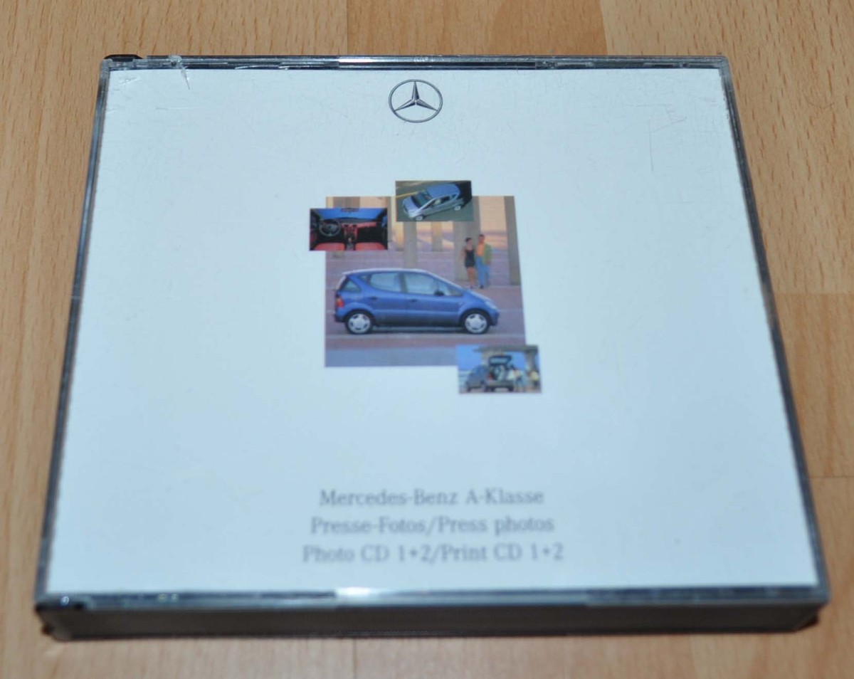 Mercedes Benz A-Class W168 Press Folder Kit Photo CD 1997 Brochure