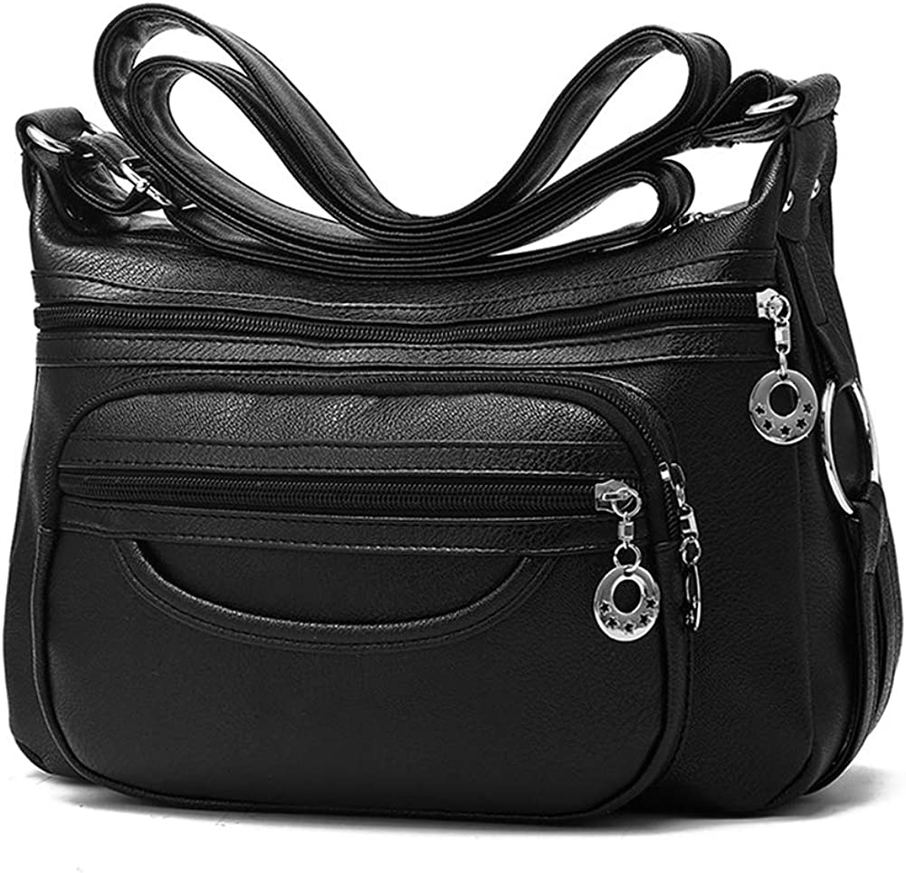 MINTEGRA Women Crossbody Bag Leather Handbag Pocketbook Lightweight