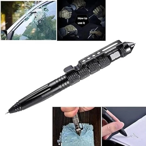 10 Stück Wolfram Spitze Taktischer Stift Selbstverteidigung EDC Werkzeug mit gebrochenem Fensterkegel - Bild 4 von 11