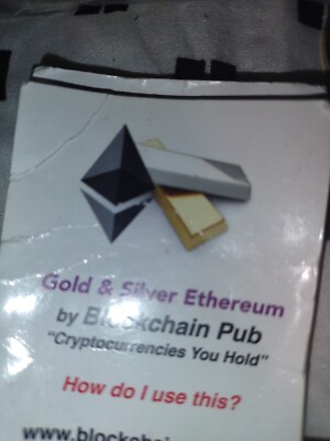 etherum coin gold ETH 1 oz crypto currency 