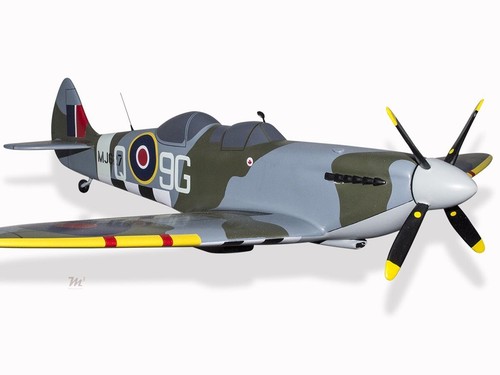Supermarine Spitfire Tr.9 RAF Desk Wood Aircraft New Model Small Scale 1/32 - Picture 3 of 12