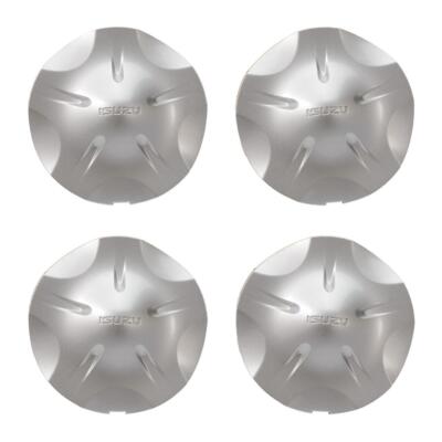 SET 4 Stück ISUZU D-MAX ABDECKKAPPE RAD PICKUP 4WD SILBER DMAX 2012-18