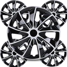 15" Set of 4 Wheel Covers Snap On Full Hub Caps fit R15 Tire & Steel Rim