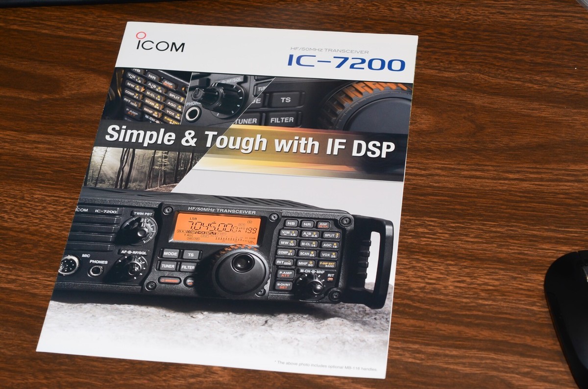 BROCHURE: ICOM IC-7200 HF/50Mhz TRANSCEIVER | eBay