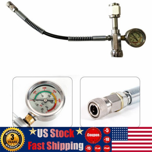 CGA347 Paintball Fill Station Kit PCP SCBA Charging Refill Adapter with Hose HPA