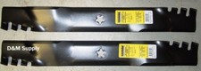 set of 2 mower Predator blades to fit Craftsman Husqvarna 42" B1PD1073