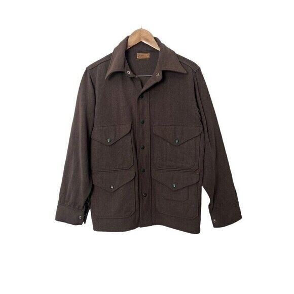 Vintage 50s Sportclad Brown Wool Mackinaw Cruiser Jacket 40 Vintage 50s Sportclad Brown Wool Mackinaw Cruiser Jacket 40