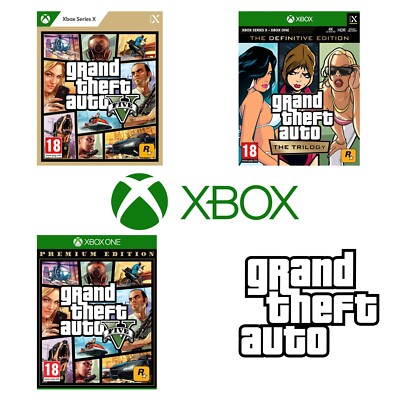 GTA Grand Theft Auto Games for Xbox, Xbox One, Xbox Series S|X