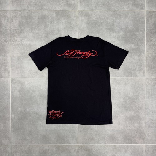 Ed Hardy by Christian Audigier Tattoo Heart Skull T-Shirt with Tag Size XL - Picture 12 of 17
