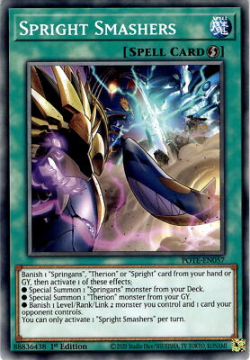 POTE-DE057 Spright Smashers NM Mint 1st Ed (Combined Post)
