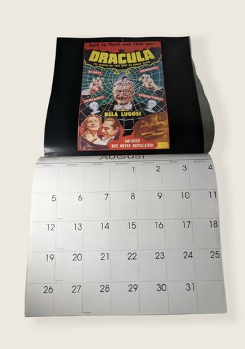Calendario Fantasma Dell'Opera 1990 -L'Orrore -Collezione di Forrest J Ackerman - Foto 7 di 9