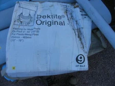 DEKTITE ROUND BASE PIPE FLASHING BOOT: 9 RED High Temp Silicone Flexible Pipe OD