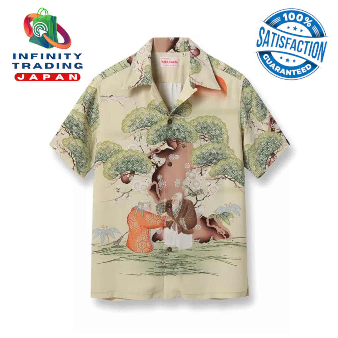 トップス XL WATUMULL'S SPECIAL EDITION sunsurf SUN SURF SPECIAL EDITION “FLOWER BLOOMING FOLKTALE” Aloha Shirt 5