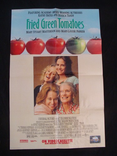FRIED GREEN TOMATOES movie poster KATHY BATES MARY STUART MASTERSON original vid - Picture 12 of 12