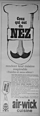 PRESSEWERBUNG 1966 AIR-WICK KÜCHE FÜR NASEN - SAVIGNAC