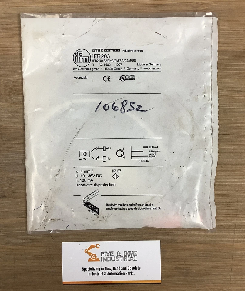 IFM Efector IFR203 Proximity Sensor - Image 3 of 4