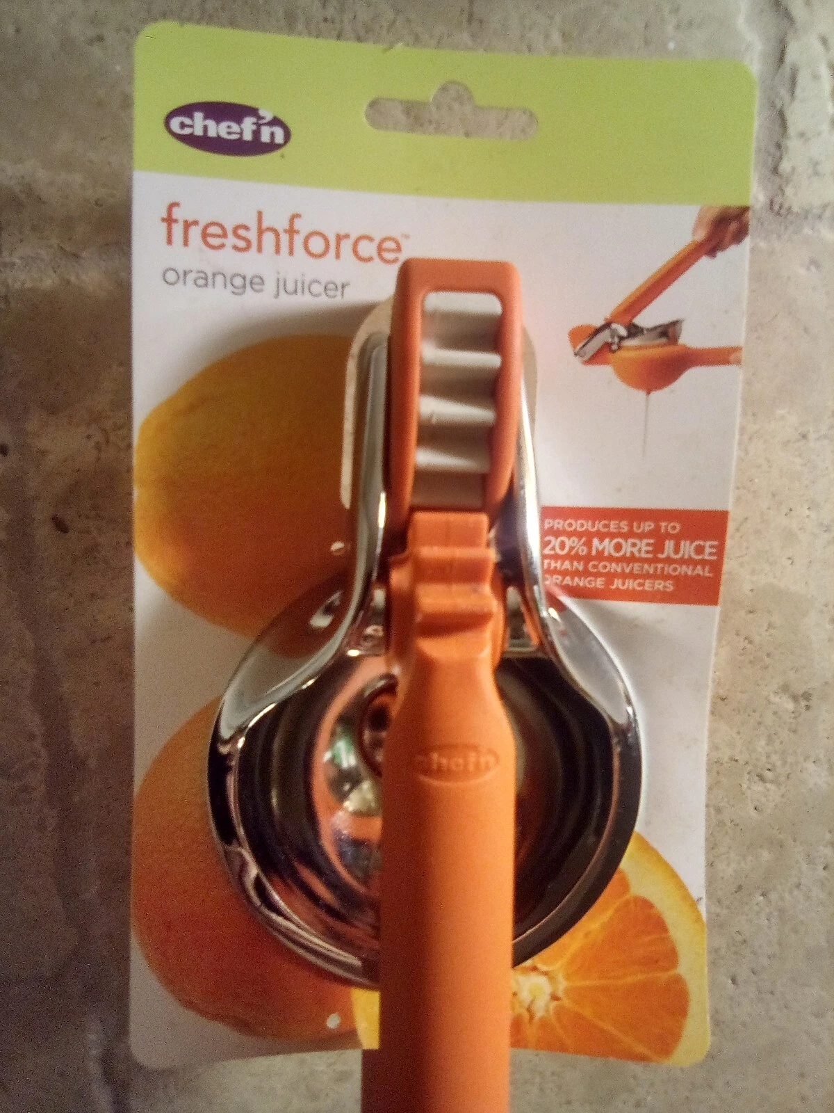 Chef'n Citrus Orange Squeezer and Juicer, 15-inches - 102-408-008